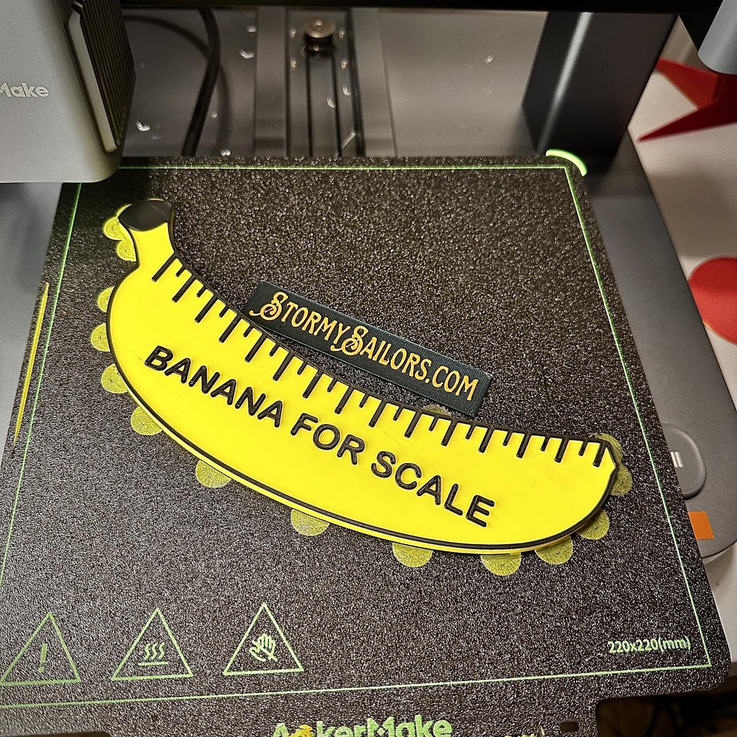 Novelty scale marker printed by Stormy Sailors