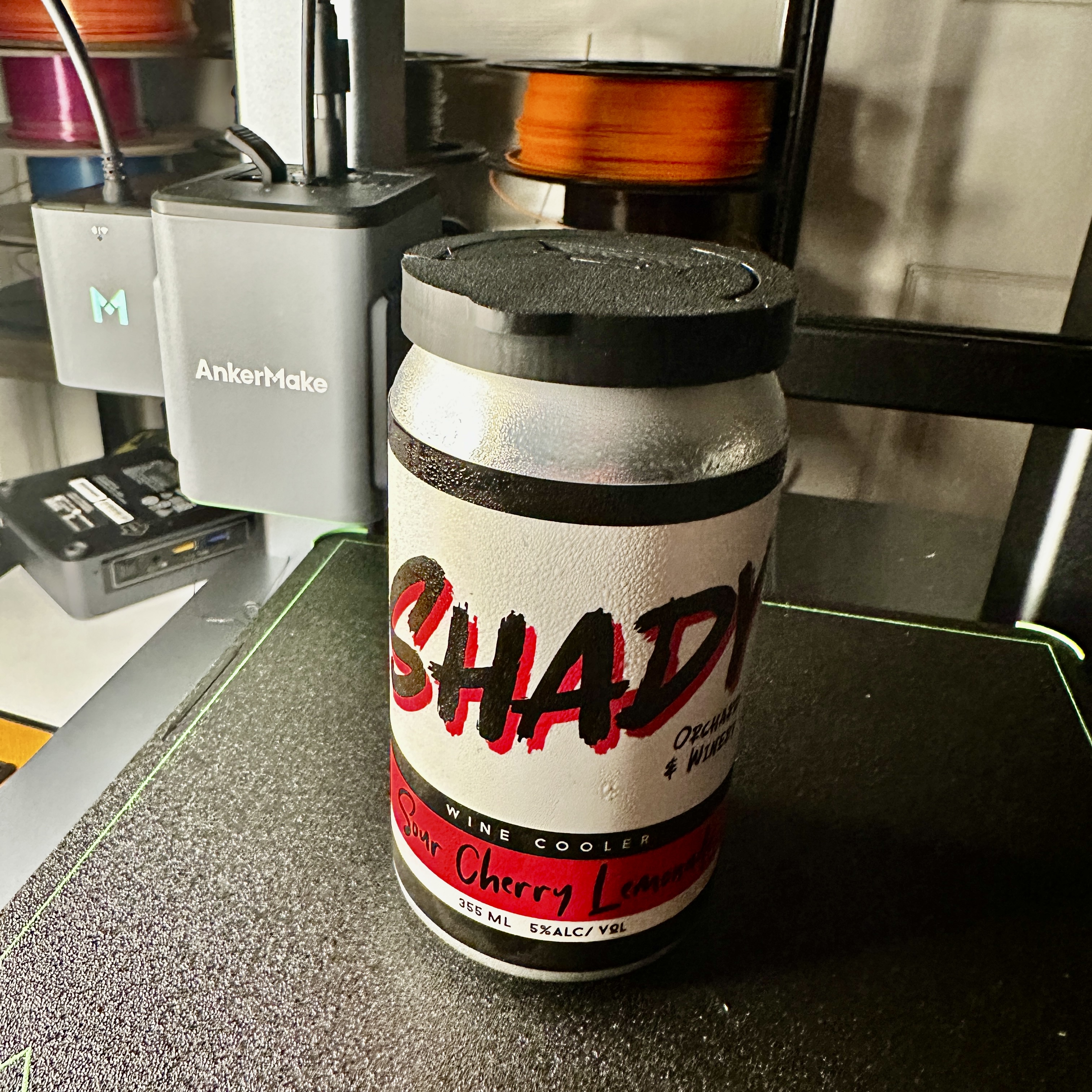 Custom printed beer can cover made by Stormy Sailors