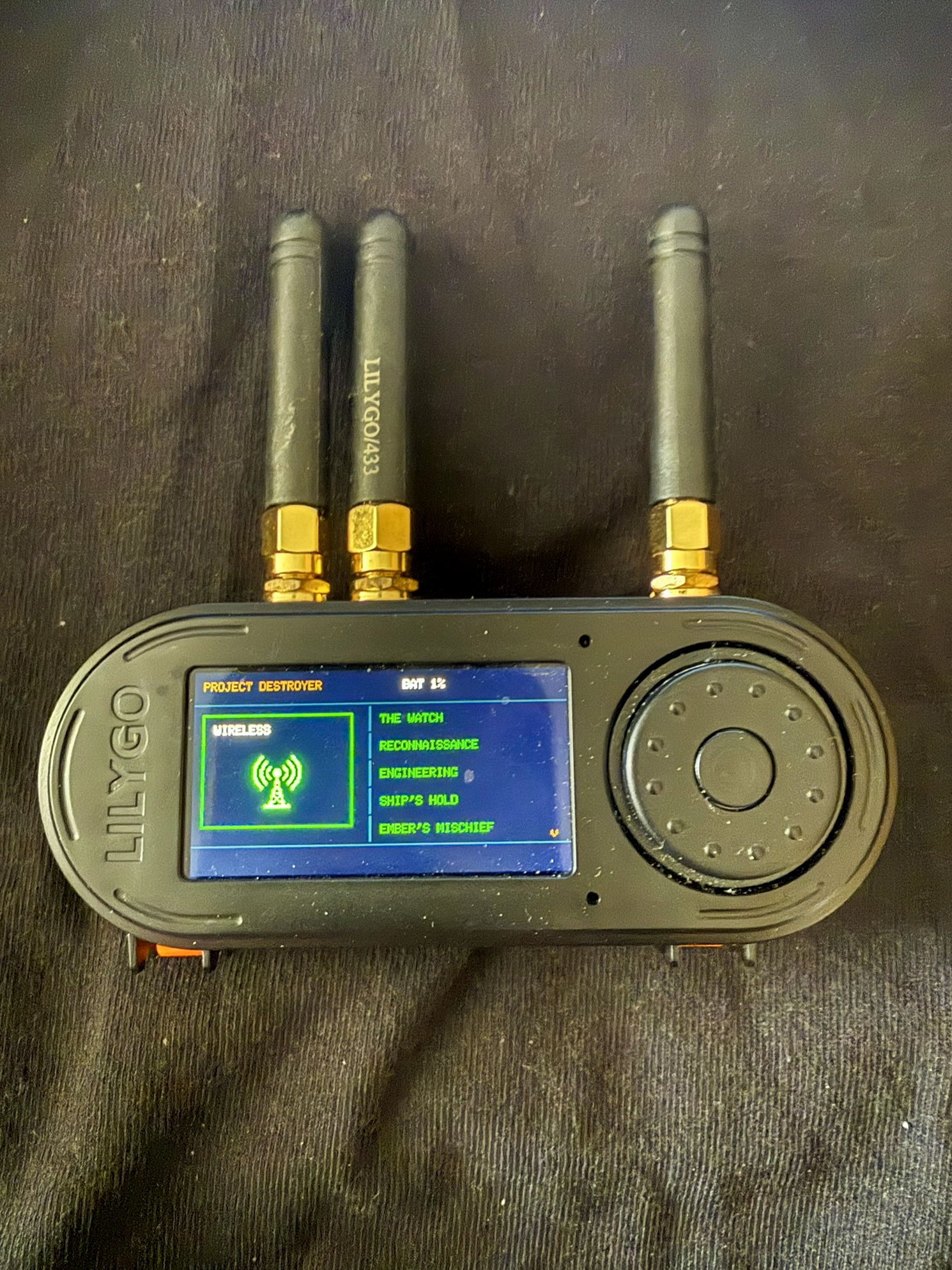 Tactical Pirate Main Deck with Wireless selected.